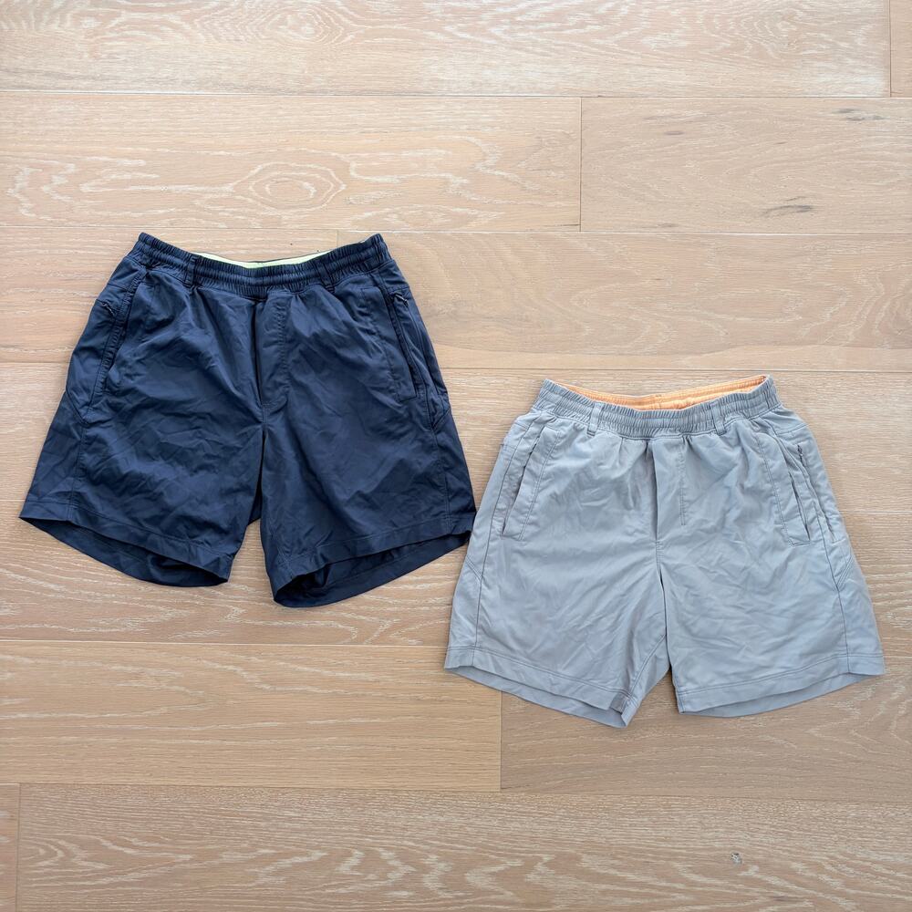 Birddogs Men’s Shorts Liner Classic Shorts Navy Gray Small